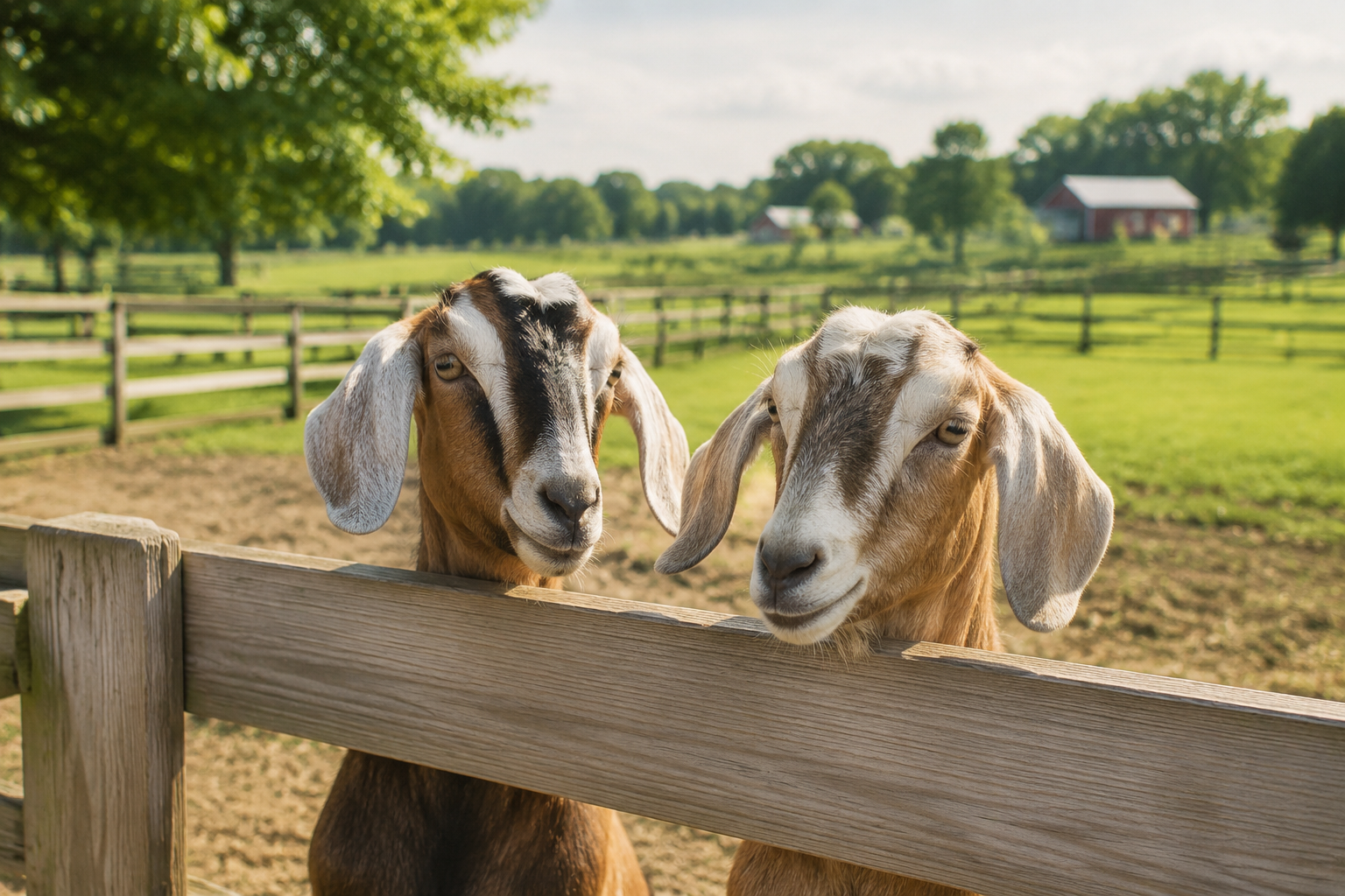 Goats at Sunny Meadow Farm